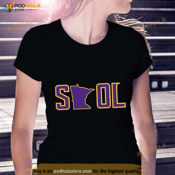 American Football Team NFL Minnesota Vikings Skol Shirt