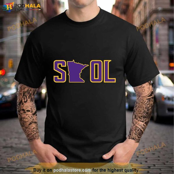 American Football Team NFL Minnesota Vikings Skol Shirt