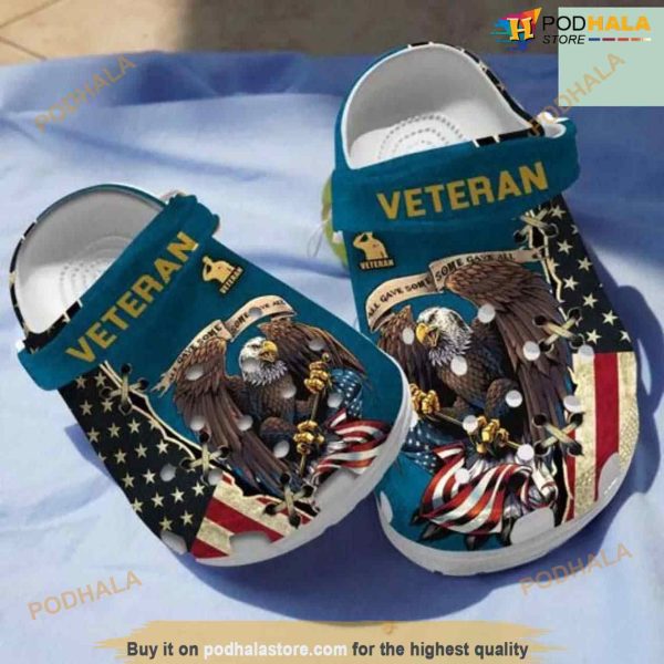American Veteran Crocs Clogs Shoes Mothers Day Gift Shoes Crocs For Batter