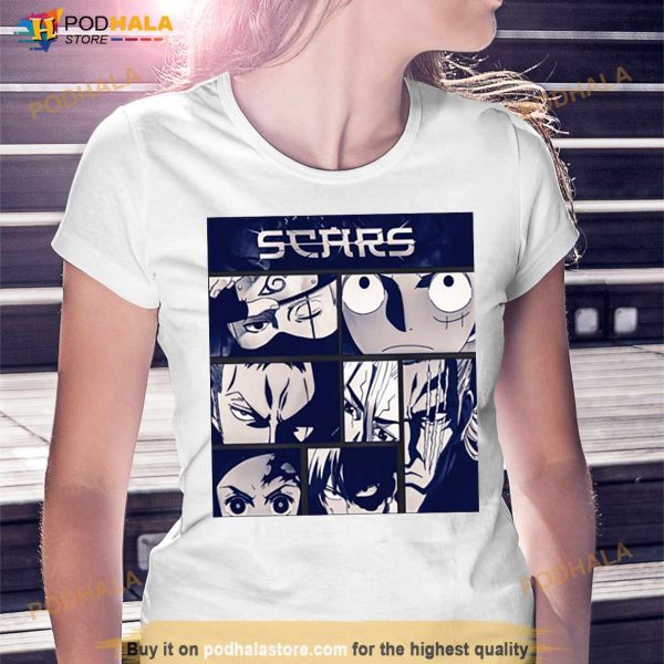 Anime Characters With Scar Naruto Shippuden Shirt