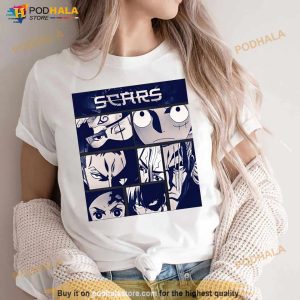 Anime Characters With Scar Naruto Shippuden Shirt 3