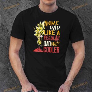 Anime Dad Like A Regular Dad Only Cooler Fathers Day Otaku Shirt 3