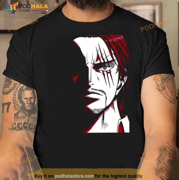Anime One Piece Shanks Design Shirt