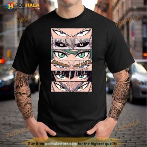 Anime One Punch Eyes Graphic Shirt 2