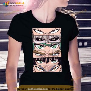 Anime One Punch Eyes Graphic Shirt 3