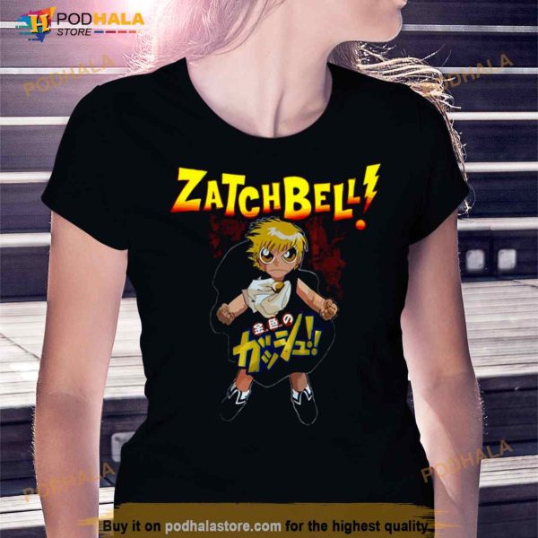 Anime Zatch Bell Golden Gash Design Shirt