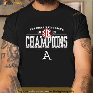 Arkansas Razorbacks Season Champions 2023 Sec Baseball Shirt 3