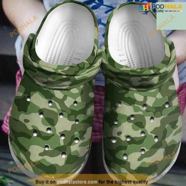 Army Crocs Crocband Clogs Crocband Clog Shoes
