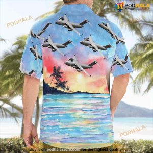 Australia Air Force Boeing C 17a Globemaster Iii Hawaiian Shirt 2