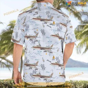 Australia Qantas Boeing 707 138 Vintage Hawaiian Shirt For Men And Women 2