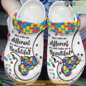 Autism What Makes You Different Crocs Clog Shoes