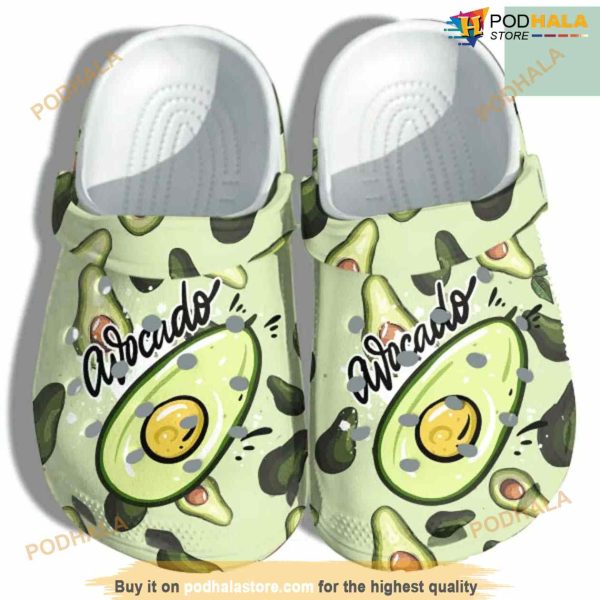 Avocado Cute Funny Shoes Crocs Clog Shoes