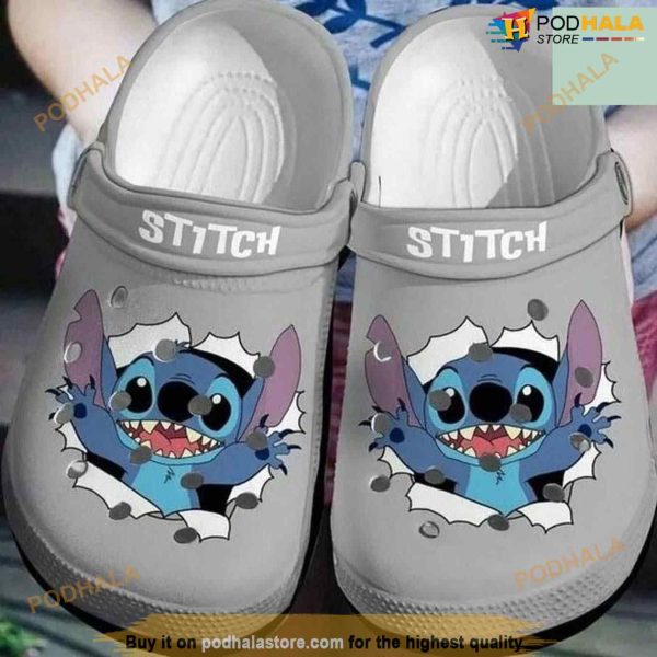 Baby Stitch Funny Cartoon Crocs Clog Shoes