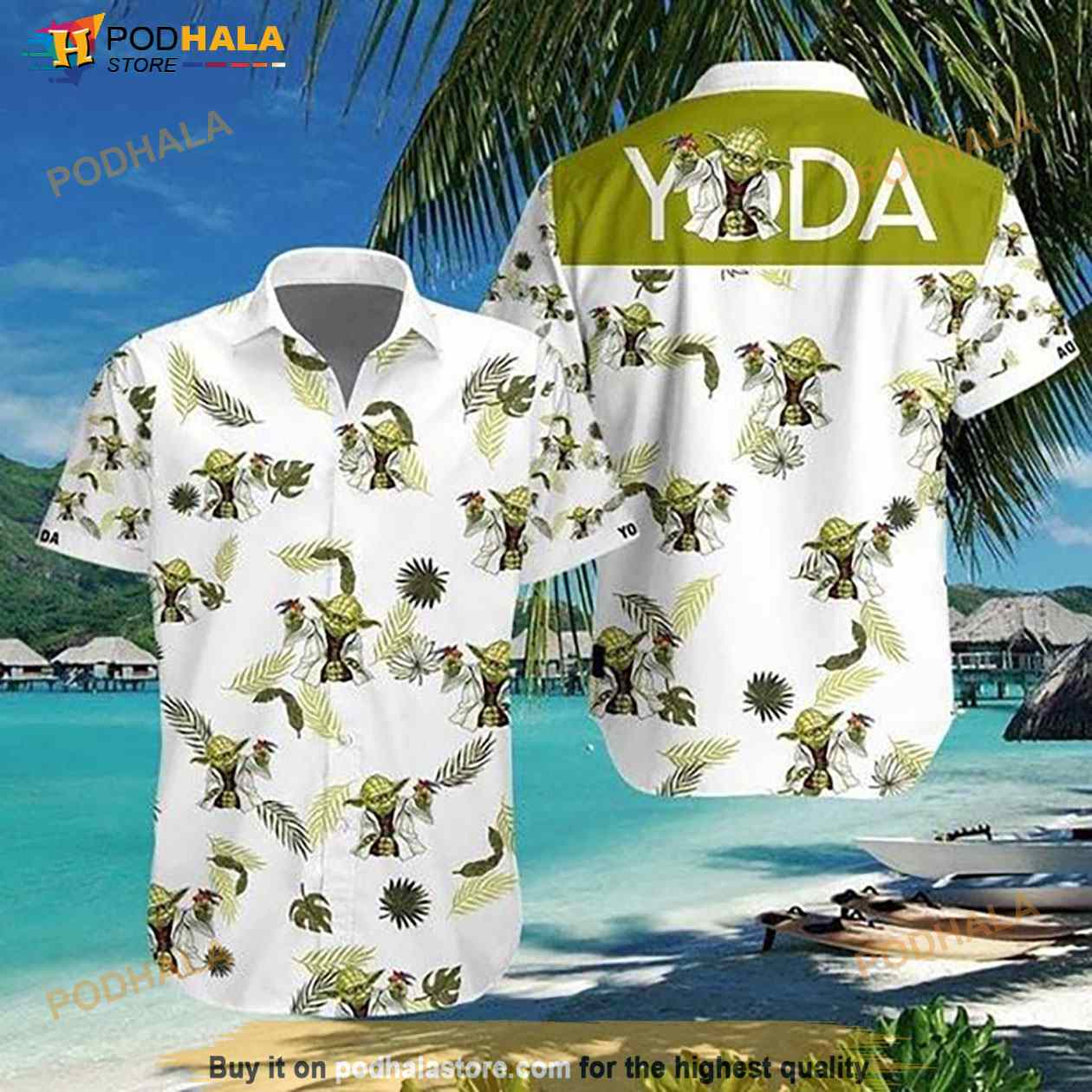 Baby Yoda Tropical Hawaiian Shirt Baby Yoda Tropical Hawaiian Shirt