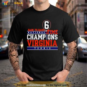 Back to back National time Champions Virginia Tennis NCAA division I men’s Shirt