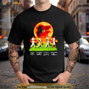 Baltimore Orioles Abbey Road Halloween Signatures Shirt 2