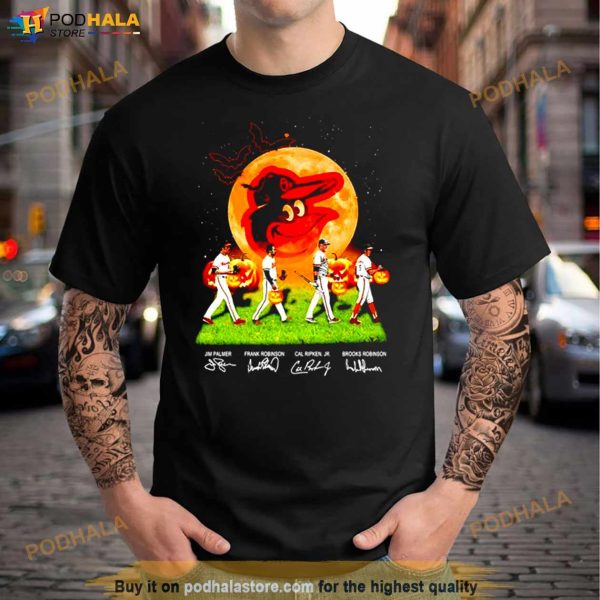 Baltimore Orioles Abbey Road Halloween Signatures Shirt