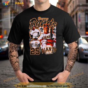 Barry Bonds 25 San Francisco Giants Signature Shirt 3