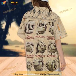 Baseball Hawaiian Shirt Baseball Guide Hawaii Shirt Baseball Tutorial Gift 3