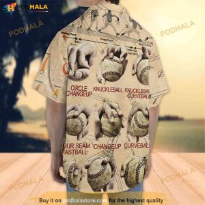 Baseball Hawaiian Shirt Baseball Guide Hawaii Shirt Baseball Tutorial Gift 5