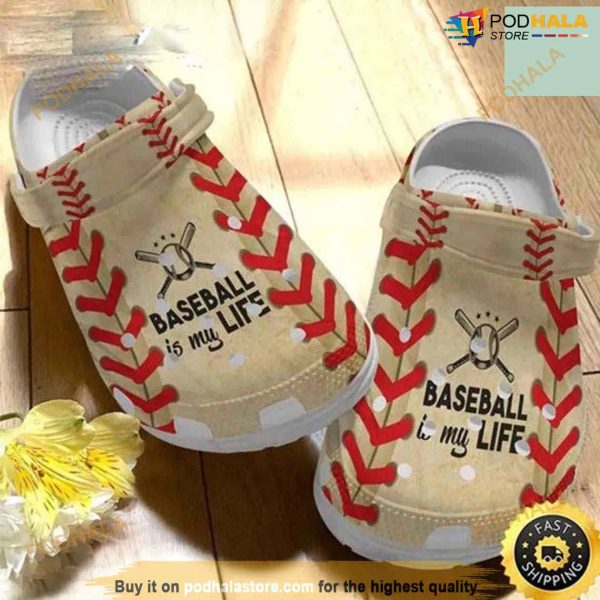 Baseball Is My Life Crocs Clogs Crocband Shoes Clog For Men Women