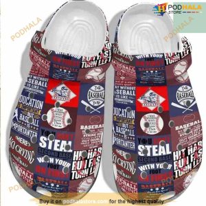 Baseball Stickers Motivation Crocs Shoes Clogs Gifts For Baseball Son Daughter Crocs Shoes Clogs
