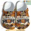 Basketball Mom Croc Shoes Leopard Sunflower Style