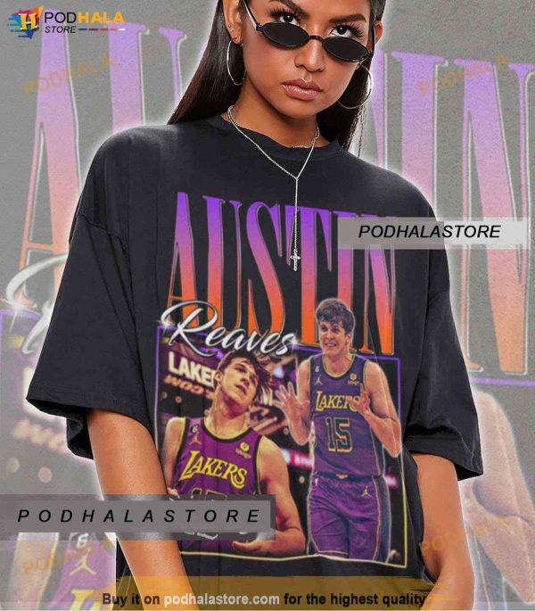 Basketball Vintage 90s Austin Reaves Shirt, Design Retro Bootleg NBA Gift Fans