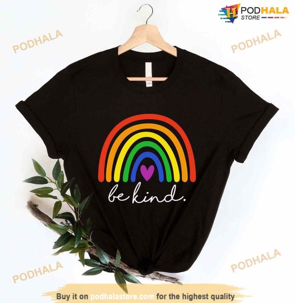 Be Kind Rainbow Shirt, Equality Shirt, Pride Month Merch