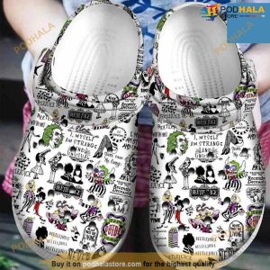 Beetlejuice Halloween Classic Crocs Clog Shoes