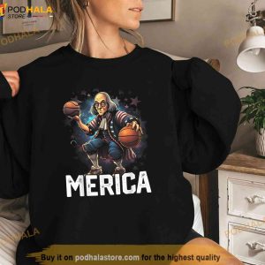 Benjamin Ben Franklin Usa 4th Of July Funny Basketball Trending Shirt 3