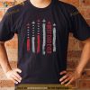 Best Dad Ever Us American Flag Air Fighter Jet Fathers Day Shirt