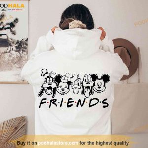 Best Friends Funny Mickey and Friends Disney White Unisex Shirt