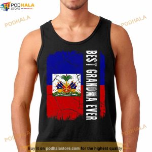 Best Haitian Grandma Ever Haiti Flag Mother's Day Shirt 2