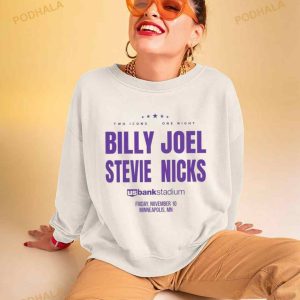 Billy Joel And Stevie Nicks Minneapolis Us Bank Stadium Concerts Shirt 2