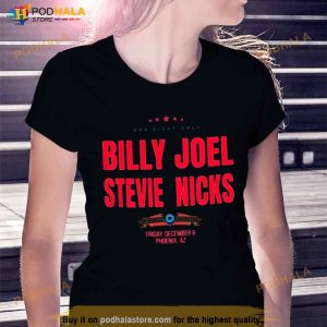 Billy Joel And Stevie Nicks Phoenix Tour 2023 Shirt