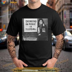 Billy Joel Drinking In Public Is Illegal Pop Music Shirt 2