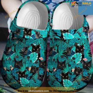 Black Cat Classic Clogs Unisex Fashion Style Crocs Clog Shoes