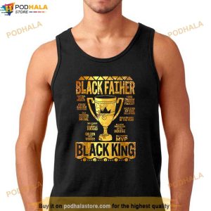 Black Father King Fathers Day Dad Matter Husband Dope Leader Shirt 3