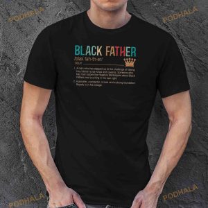 Black Father Noun Father Day Gifts Classic Shirt 2