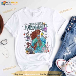 Black Girl Magic Shirt, The Little Mermaid Shirt, Disney Women Shirt
