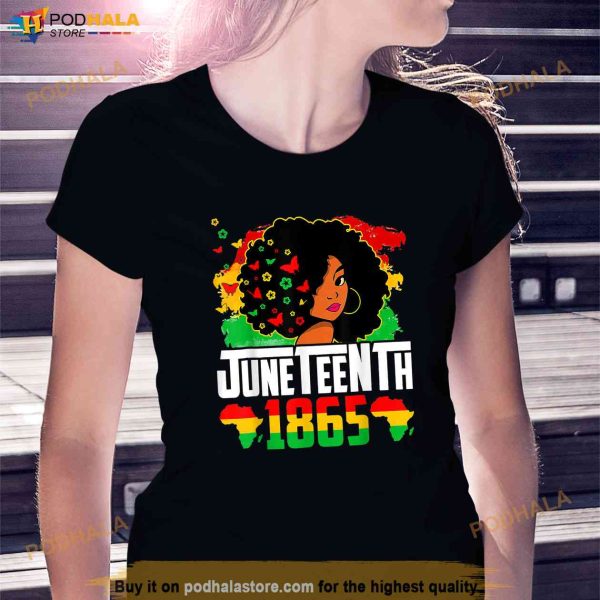 Black History Juneteenth Is My Independence Day Black Women Shirt