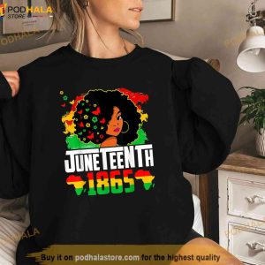 Black History Juneteenth Is My Independence Day Black Women Shirt 3