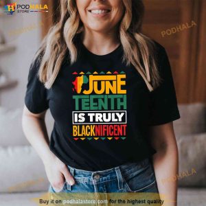 Black History Month Juneteenth Is Truly Blacknificent Shirt 3