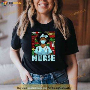 Black Nurse Black History Month BLM Melanin Juneteenth Shirt