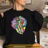 Black Queen Retro Afro Words Melanin Unapologetically Dope Shirt