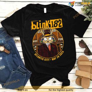 Blink 182 Atlantic City May 28 2023 Event Fan Gifts T Shirt