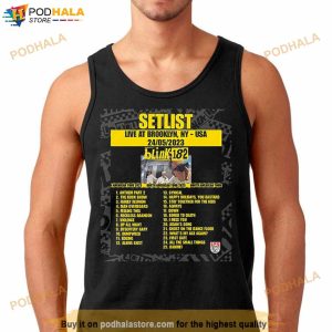 Blink 182 Live At Barclays Center Brooklyn New York North American Tour 2023 T Shirt 2