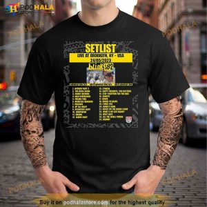 Blink 182 Live At Barclays Center Brooklyn New York North American Tour 2023 T Shirt 3