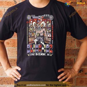 Blink 182 May 20, 2023 Belmont Long Island, NY World Tour Poster Shirt